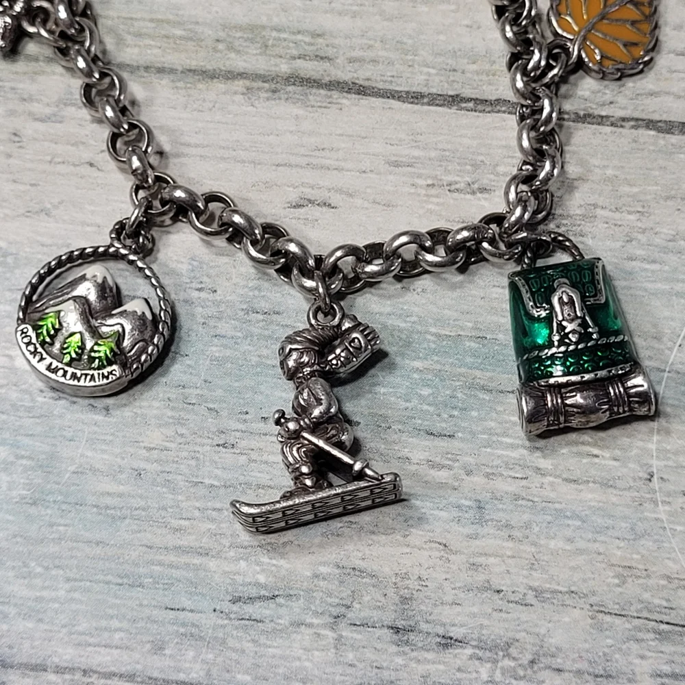 Brighton Colorado state Charms Bracelet. - Picture 6 of 8